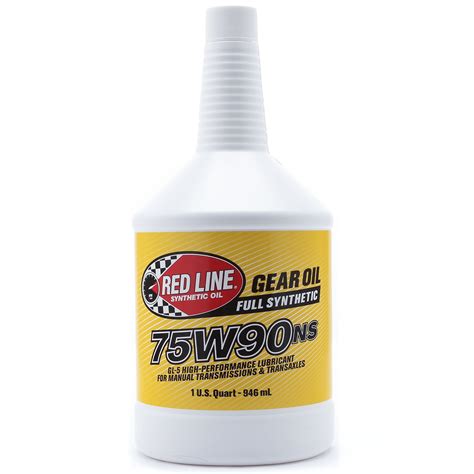 Red Line W Limited Slip Synthetic Gear Oil Quart Bottles