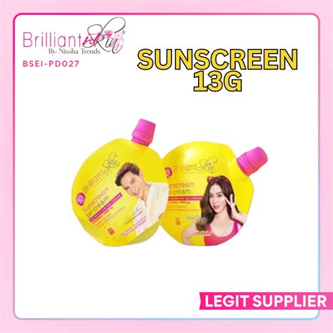 Brilliant Skin Sunscreen Gel Cream Spf30 13g Alden Shopee Philippines