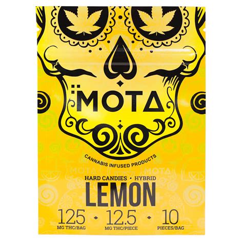 MOTA - HARD CANDIES LEMON (125-MG-THC) - Canna Craft Collective