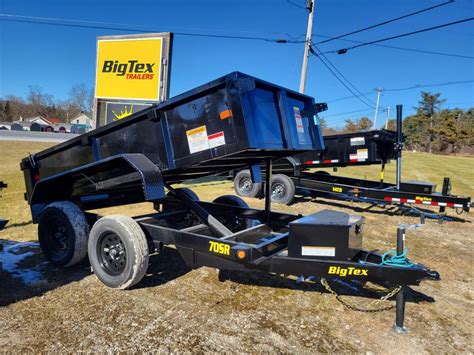 Big Tex 70SR 7K SINGLE RAM LP DUMP 5x10 TANDEM AXLE DBL DOORS Big