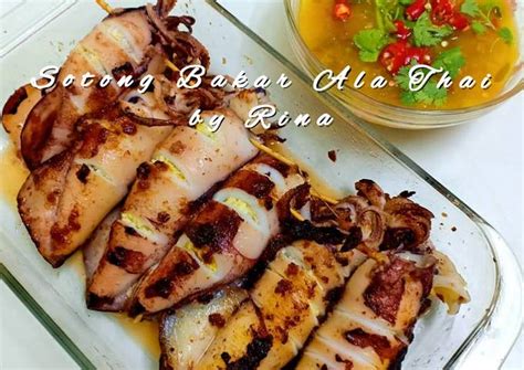 Resipi Sotong Bakar Ala Thai By Rina Oleh Rina Cookpad