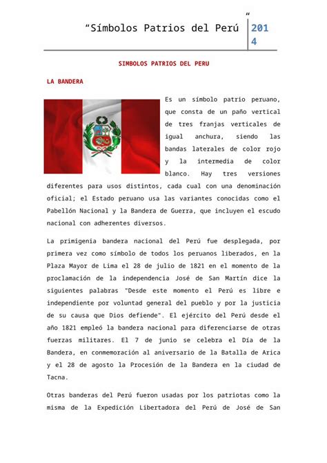 Docx Simbolos Patrios Del Peru Dokumen Tips