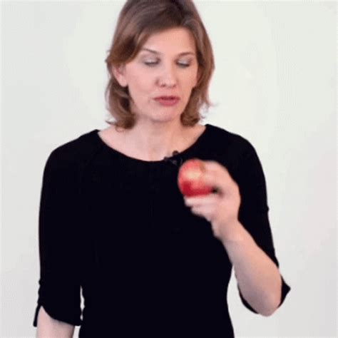 Apple Woman GIF - Apple Woman Bite - Discover & Share GIFs