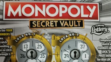 New Tickets 3 Dollar Monopoly Secret Vault And 20 Dollar Monopoly Nice