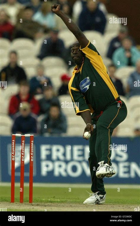 Lancashire Lightning V Leicestershire Foxes Stock Photo Alamy