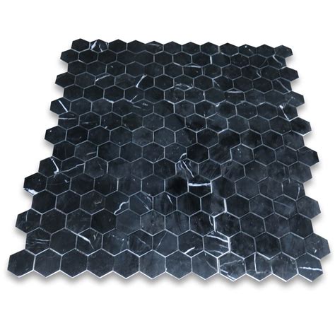 Nero Marquina Black Marble X Subway Tile Honed Stone Center Online