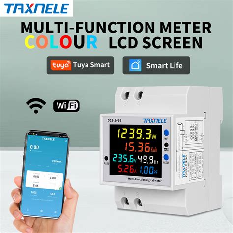 Tuya Wifi Remote Monitor V A Voltage Current Power Factor Kwh