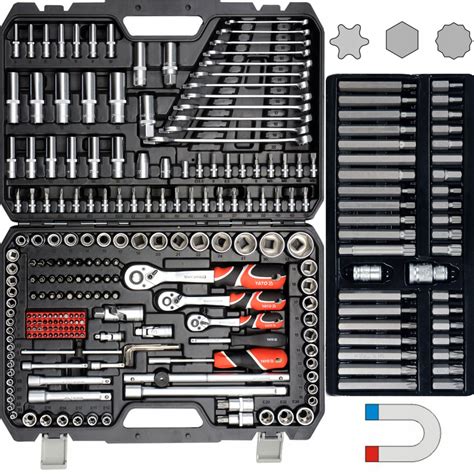 YATO DUŻY ZESTAW NARZĘDZI RĘCZNYCH BITY TORX SPLINE HEX KLUCZE