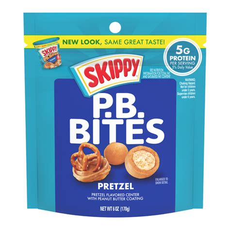 P B Bites Pretzel Skippy Brand Peanut Butter