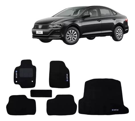 Tapete Carpete Preto Volkswagen Virtus