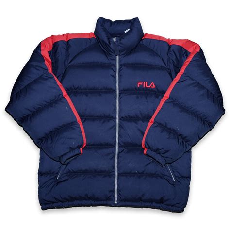 Vintage Fila Puffer Jacket Large Double Double Vintage