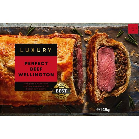 Iceland Luxury Perfect Beef Wellington 1.08kg | Luxury Meat & Poultry ...