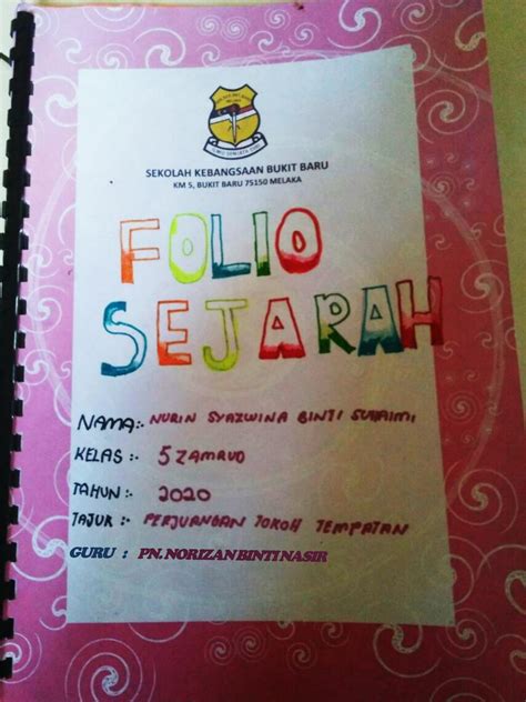 Buku Skrap Sejarah Tahun 5 Panduan Buku Skrap Sejarah Tahun 5