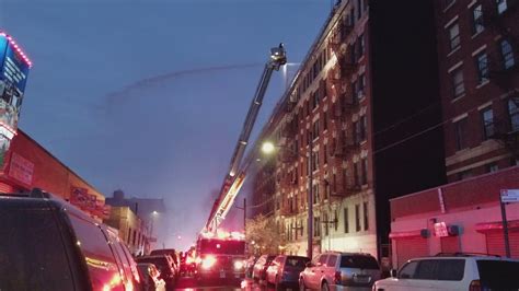 Fdny On Scene Of A 4 Alarm Fire In The Bronx New York Youtube