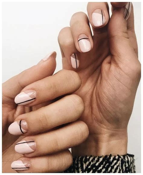 Awesome 75 Stunning Minimalist Nail Art For Everyday Style Page 00021 Minimalist Nail Art