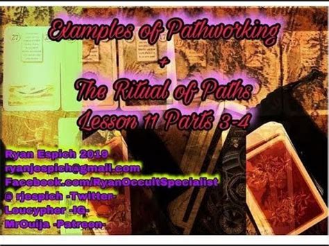 Examples Of Pathworking The Ritual Of The Paths Tarot Kabalah