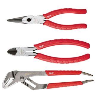 Milwaukee Comfort Grip Pliers Set Piece Bc Fasteners Tools