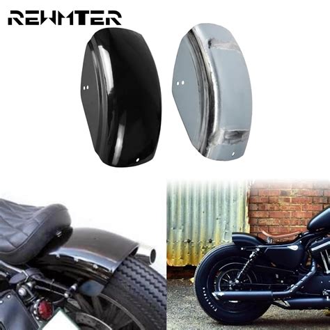 Motocicleta Curta Plana Traseiro Fender Bobber Paralama Capa Cafe Racer