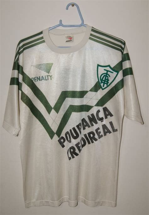 América Futebol Clube MG Visitante Camiseta de Fútbol 1991