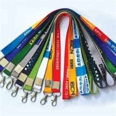 Plain Digital Screen Multi Color Id Card Lanyard At Rs New Items