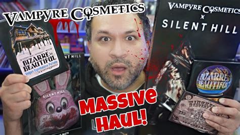 Vampyre Cosmetics Massive Haul Unboxing Silent Hill Collection Youtube