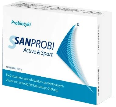 Sanprobi Active Sport X Kaps Probiotyk Jelit Oficjalne