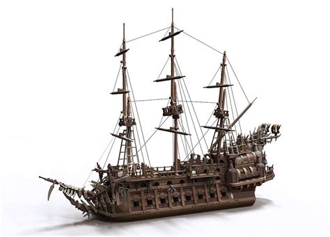 Flying Dutchman For Potc Game Lego Lego Pirate Ship Lego Ship