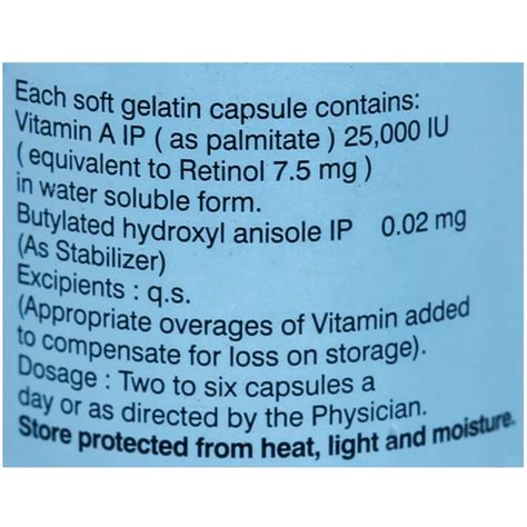 Buy Aquasol A 30 Capsules in Wholesale Price Online | B2B | Retailershakti