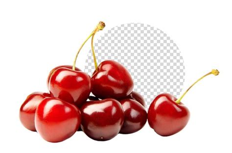 Psd Fruta Cereja Png Psd Premium