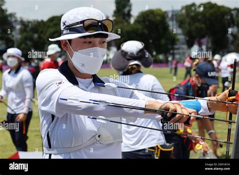 Tokyo Japan 23rd July 2021 An San Kor Archery Womens Individual Ranking Round During