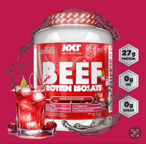 Nxt Nutrition Beef Protein Isolate 1 8kg 60 Servings Innov8