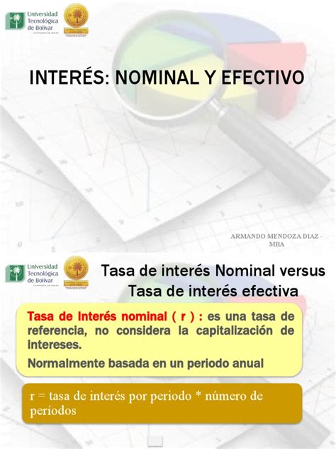 Parte 6 Conceptos Tasas Nominal Y Efectiva Pdf