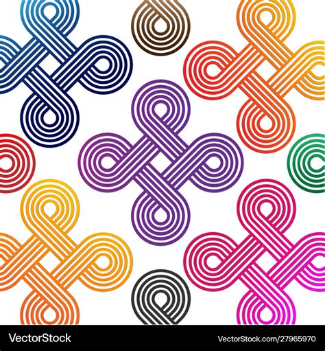 Infinite Pattern Royalty Free Vector Image Vectorstock