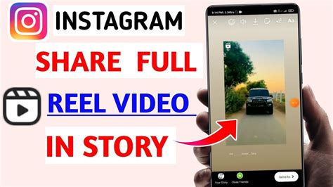 How To Share Full Reel On Instagram Story Instagram Par Full Reels