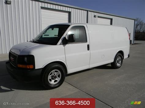 2007 Summit White Gmc Savana Van 1500 Awd Commercial 61702422 Photo