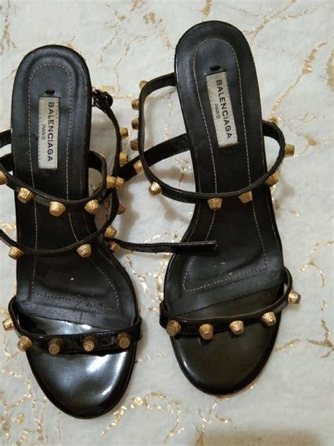 balenciaga heels, Women's Fashion, Footwear, Flats & Sandals on Carousell