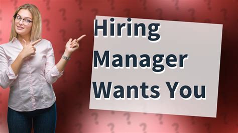 How Do You Know If Hiring Manager Wants You After Interview Youtube