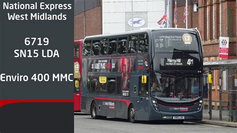 NXWM 6719 SN15 LDA ADL Enviro 400 MMC ZF YouTube