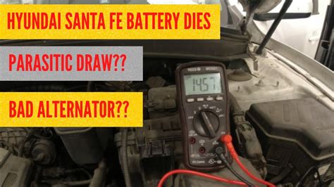 2012 Hyundai Santa Fe Customer Complain Battery Dies Over The Weekend