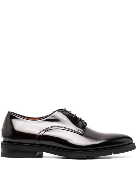 Santoni Patent Leather Oxford Shoes Farfetch