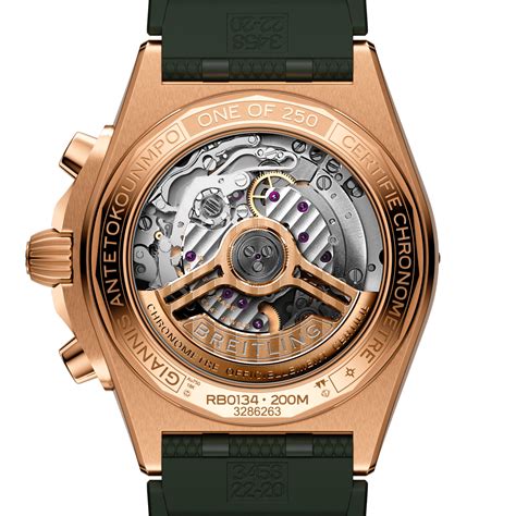 Chronomat B01 42 Giannis Antetokounmpo 18k Red Gold Green