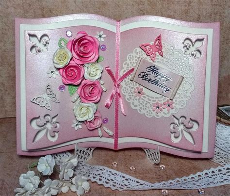 Fancy Fold Cards Folded Cards Ornate Books Crafters Companion Cards