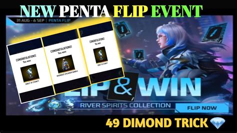 Free Fire New Event Penta Flip Spin Trick Free Fire New Event