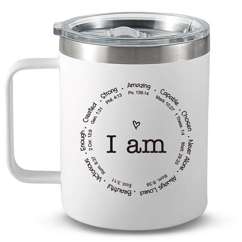 Christian Mugs For Women I Am Inspirational Coffee Mugs Spiritual