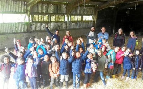 Les Coliers Visitent La Ferme Et D Couvrent L Levage De Poulets Le