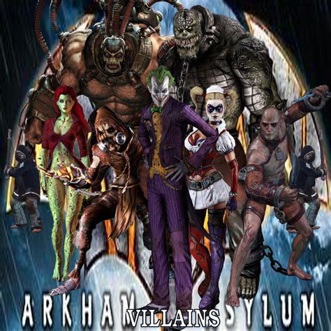 Batman Arkham Asylum Villains By Carpe Iocus 32 On Deviantart