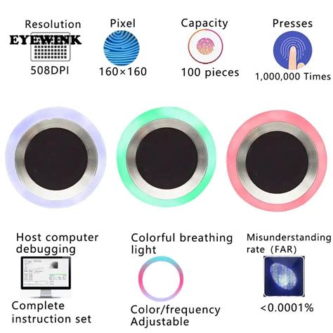 Sfm V Capacitive Fingerprint Identification Module Semiconductor