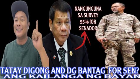 TATAY DIGONG NANGUNGUNA SA SURVEY FOR SENADOR SPCTVCHANNEL YouTube