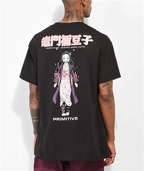 Primitive x Demon Slayer Nezuko Kamado Black T-Shirt