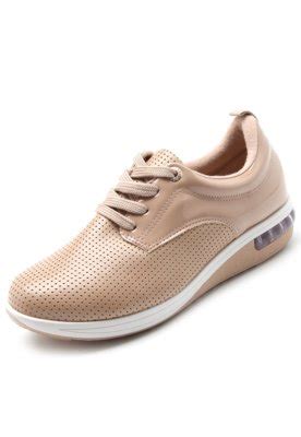 Casual Tênis Modare Perfuros Nude Compre Agora Dafiti Brasil
